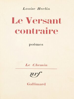 cover image of Le versant contraire
